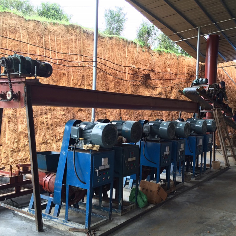 Chaîne de production de granulés de bois à biomasse à haute efficacité