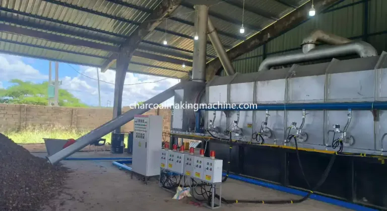 What is a continuous carbonization furnace?
